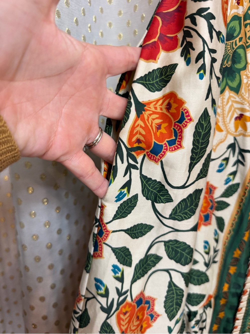 Garden Tapestry Sand Maxi Dress by Farm Rio - Picture 3 of 6